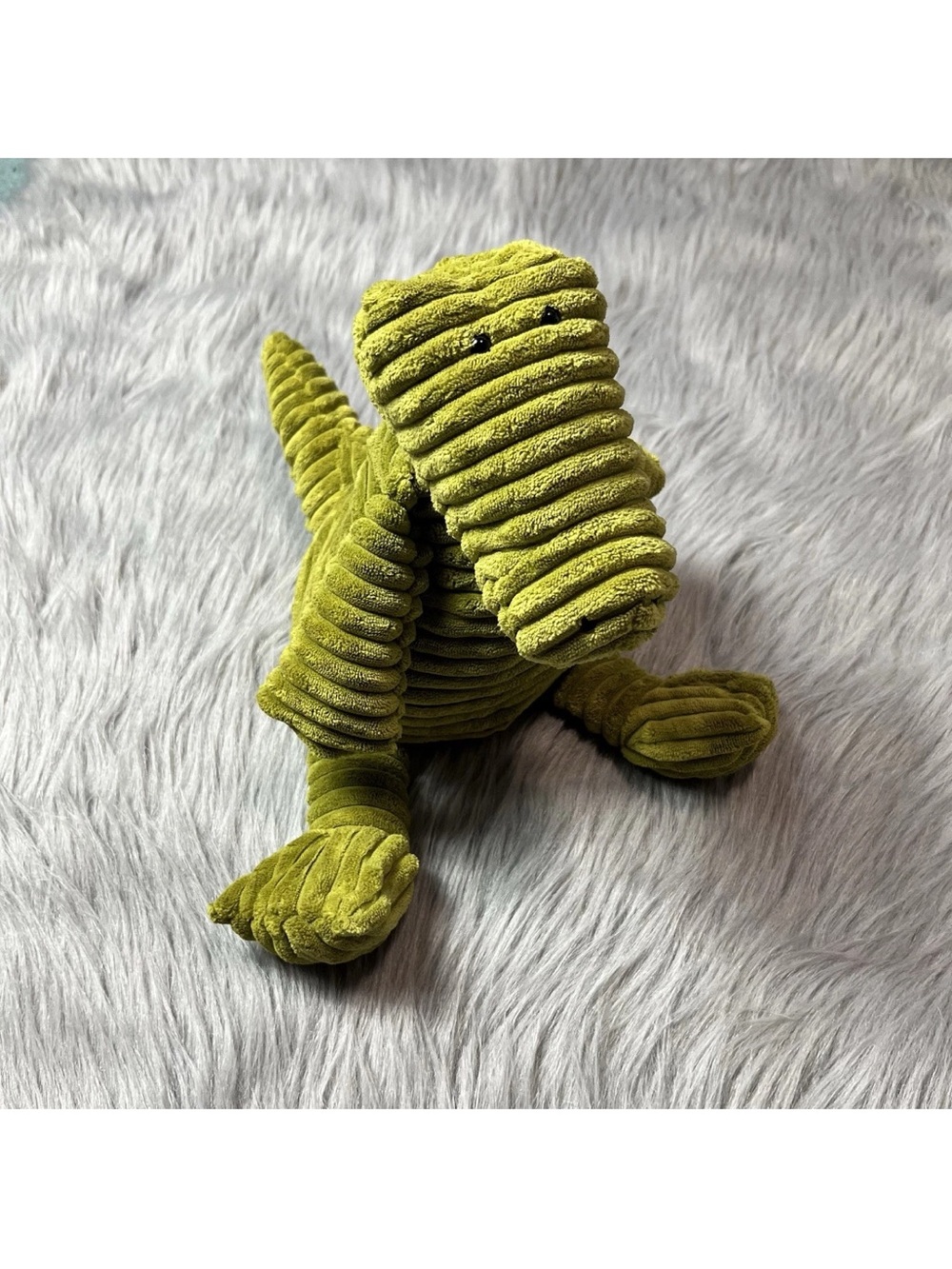 Jellycat Stuffed Cordy Roy Alligator Green Bean Bag Plush Toy